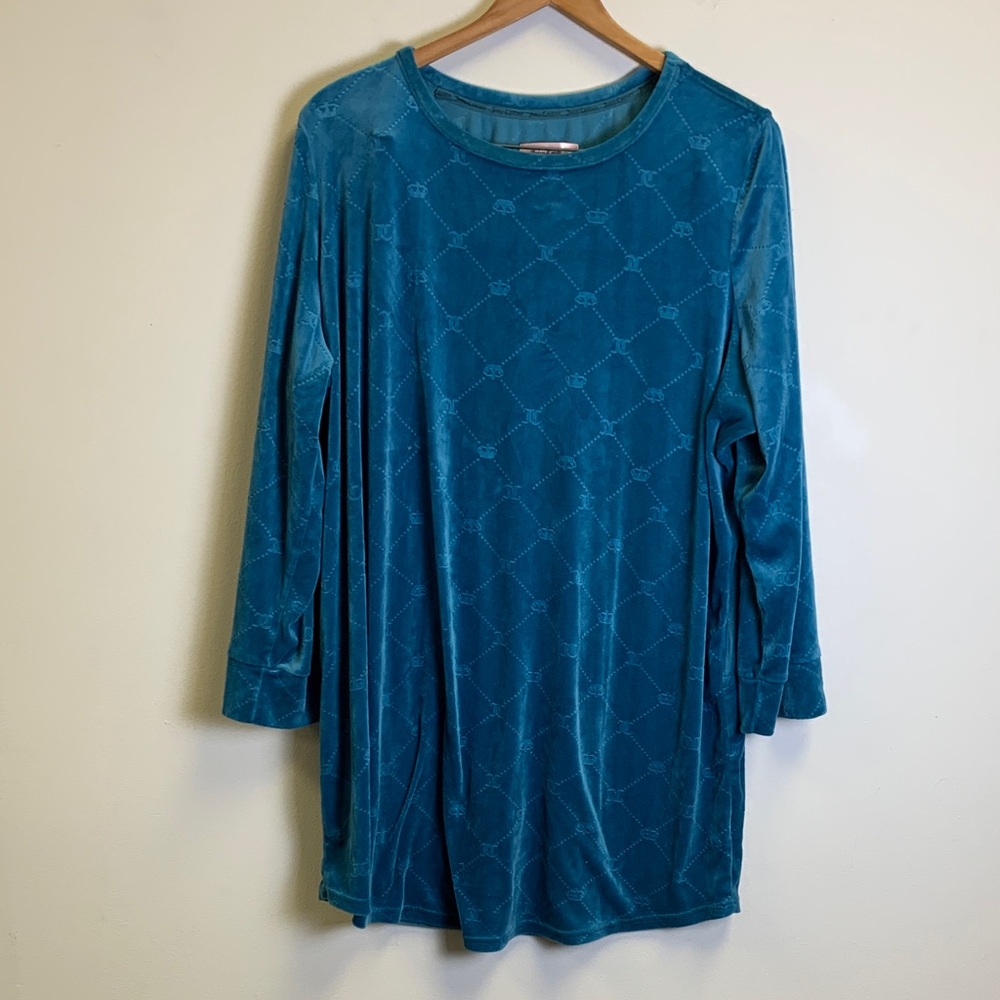 Juicy Couture Teal Long Sleeve Top